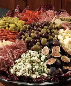 charcuterie spread