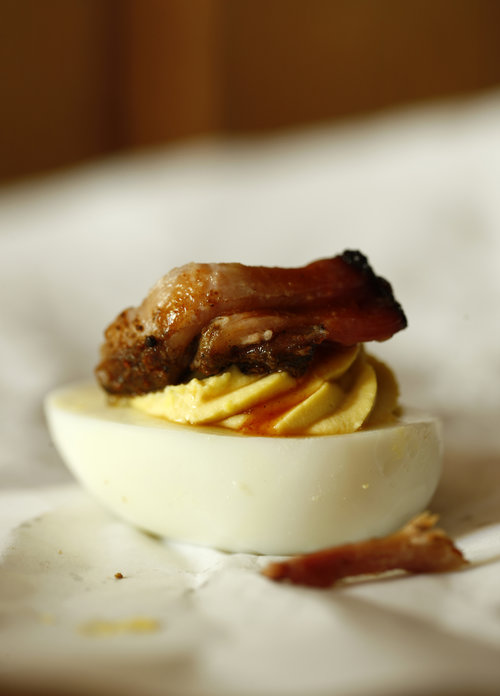 chicken deviled egg
